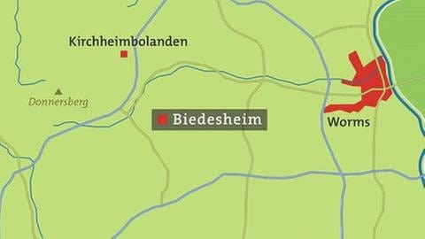 Karte von Biedesheim (Foto: SWR, SWR -)
