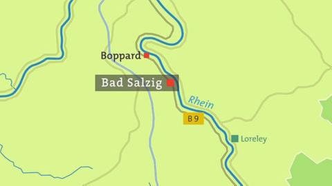 Karte Bad Salzig (Foto: SWR, SWR -)