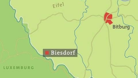 Karte von Biesdorf (Foto: SWR, SWR -)