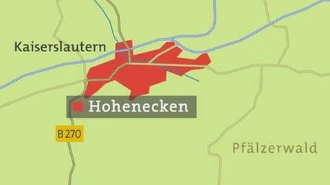 Karte von Hohenecken (Foto: SWR, SWR -)