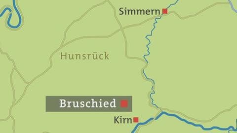 Karte von Bruschied (Foto: SWR, SWR -)