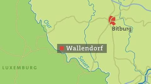 Karte von Wallendorf
