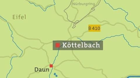 Karte von Köttelbach (Foto: SWR, SWR -)
