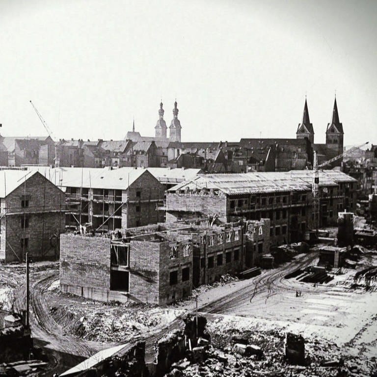 Wiederaufbau nach dem Zweiten Weltkrieg in Koblenz.