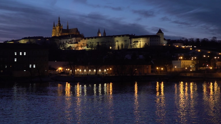 Das Schloss: Abendstimmung in Prag