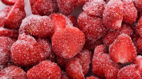 Gefrorene Erdbeeren (Foto: Colourbox)