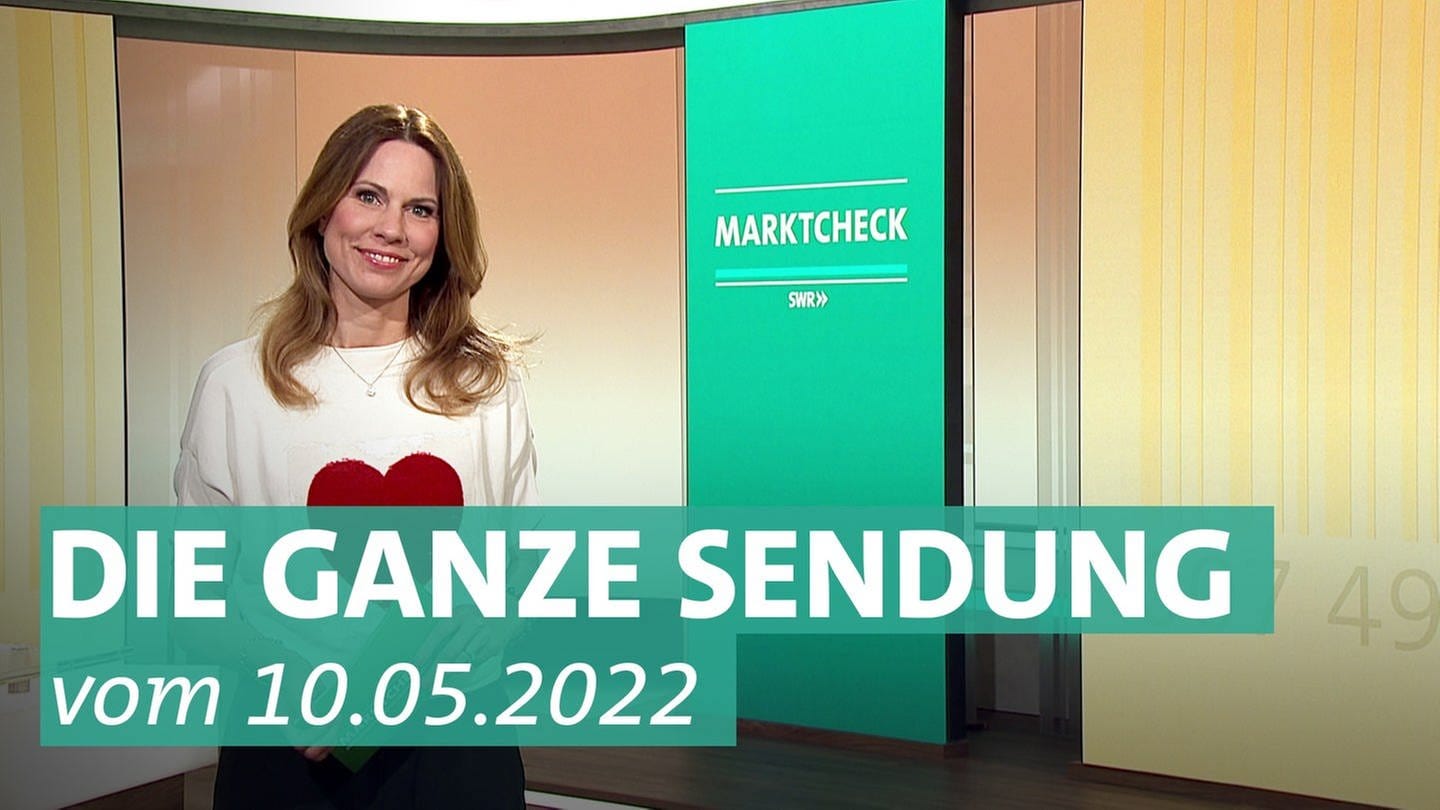 Hendrike Brenninkmeyer moderiert Marktcheck im SWR Fernsehen am 10. Mai 2022