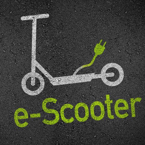 Logo E-Scooter: Seit 2019 ist die Zahl der E-Scooter stetig gestiegen. 11 Millionen User:innen haben nutzen die 240.000 Roller der 10 E-Scooter Sharing Anbieter in Deutschland. (Foto: Colourbox)