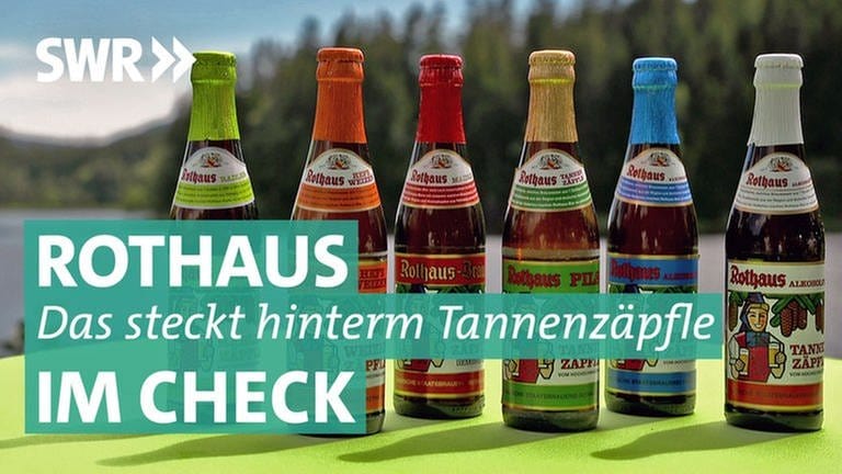 Flaschen von Rothaus Tannenzäpfle von oben. Wie nachhaltig, lecker und gut ist die Staatsbrauerei? (Foto: dpa Bildfunk, Patrick Seeger/dpa)