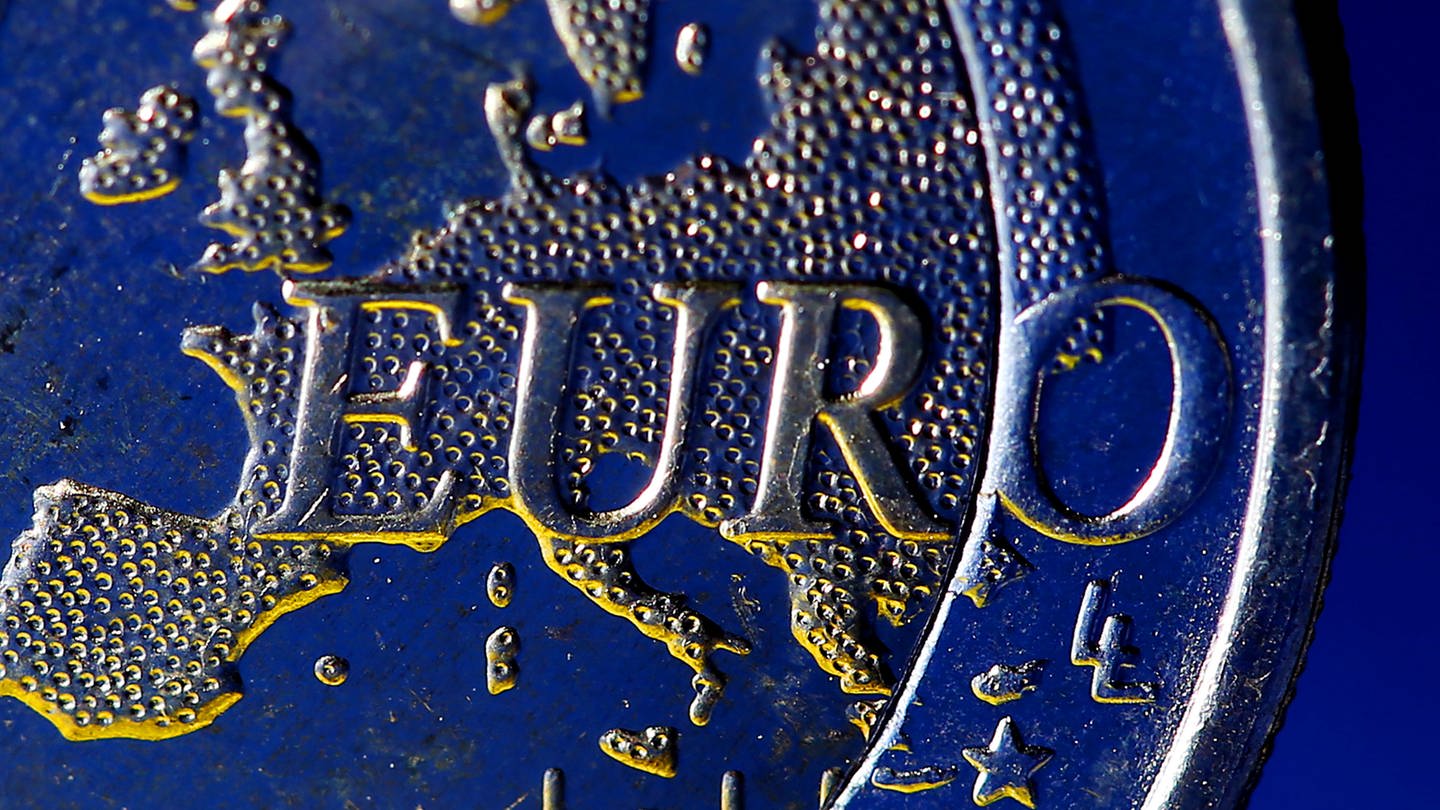 Eine 1-Euro-Münze