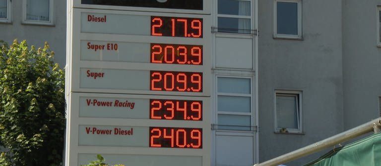 Die Spritpreise an den Tankstellen sind in den vergangenen Monaten stark gestiegen. (Foto: SWR)