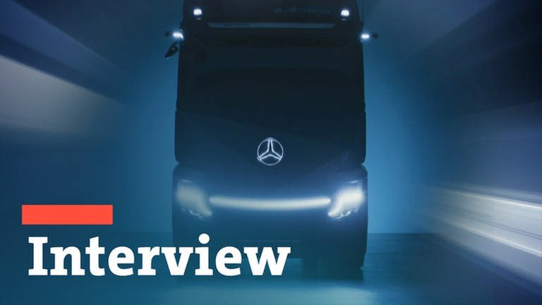 SWR-Interview mit Martin Daum, CEO von Daimler Truck.  (Foto: Pressestelle, Bild aus Daimler-Image Film zur IAA )