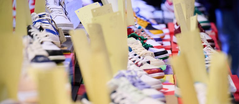 Sneaker in verschiedenen Farben (Foto: dpa Bildfunk, picture alliance/dpa | Annette Riedl)