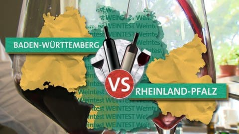 Wer hat die Nase vorn beim Marktcheck-Rotwein-Test: Rheinland-Pfalz oder Baden-Württemberg? (Foto: SWR, SWR Marktcheck)