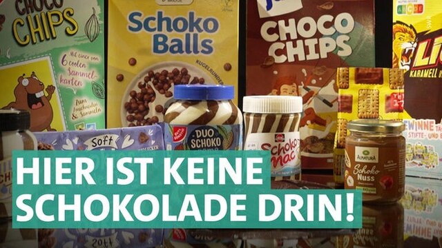 Tricks mit “Schoko” – gar keine Schokolade drin?! - Marktcheck - TV