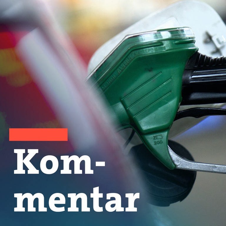 An einer Tankstelle in Dresden steckt ein Zapfstutzen einer Zapfsäule im Tank eines Autos. (Foto: dpa Bildfunk, dpa-Zentralbild)