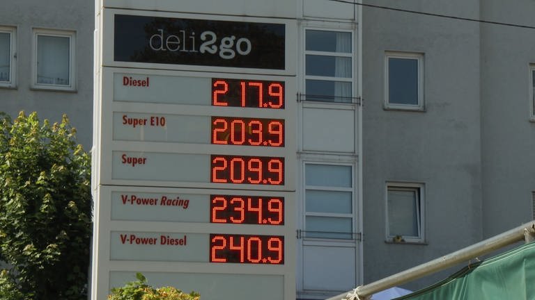 Die Spritpreise an den Tankstellen sind in den vergangenen Monaten stark gestiegen. (Foto: SWR)