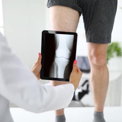 Ultraschallbild von einem Knie (Foto: Colourbox)