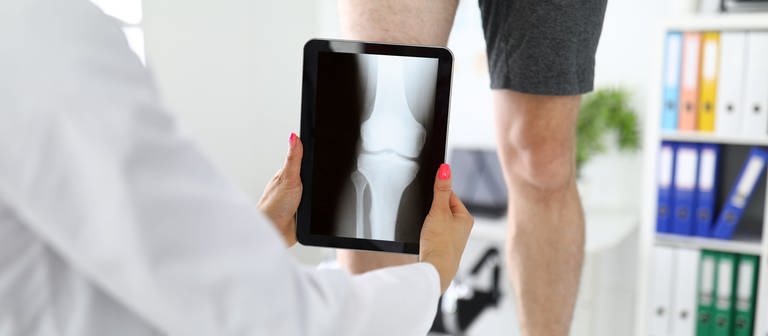 Ultraschallbild von einem Knie (Foto: Colourbox)