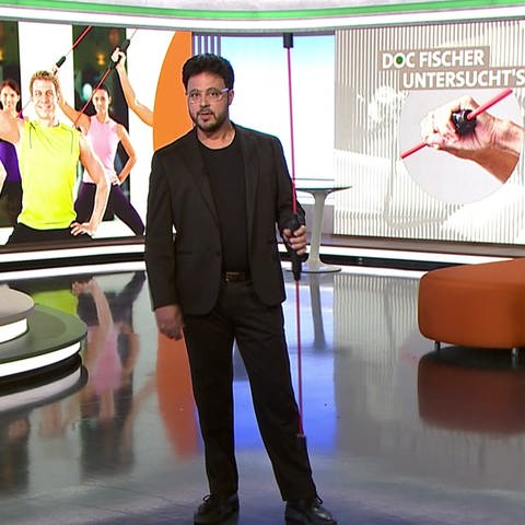 Nabil Atassi moderiert die Sendung "Doc Fischer" im SWR Fernsehen (Foto: SWR)