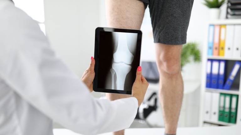 Ultraschallbild von einem Knie