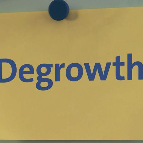 Degrowth-Pin (Foto: SWR)