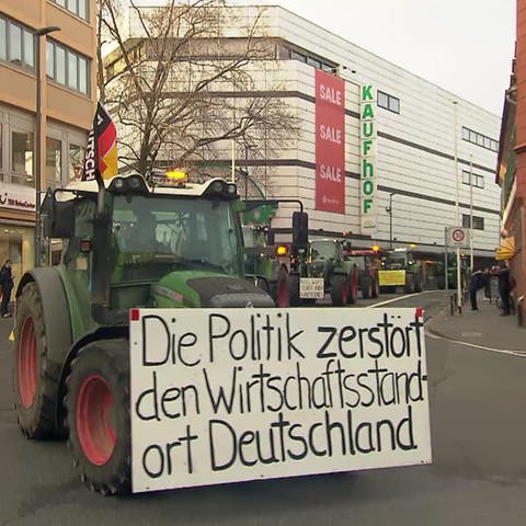 Bauernproteste (Foto: SWR)