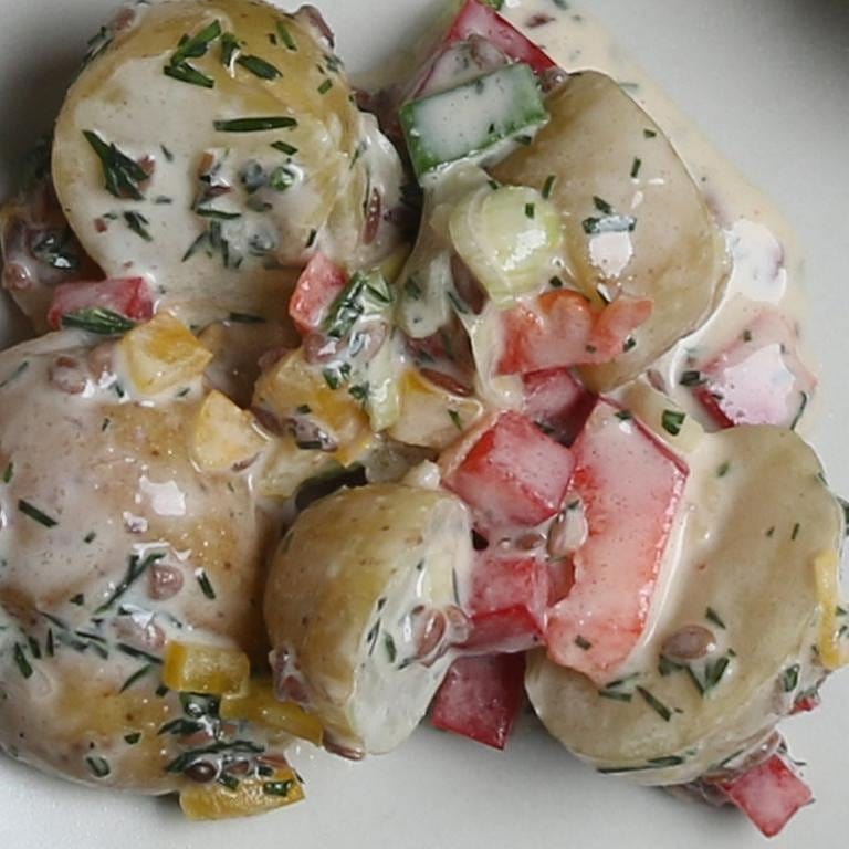 Cashew-Kartoffelsalat (Foto: SWR, SWR -)