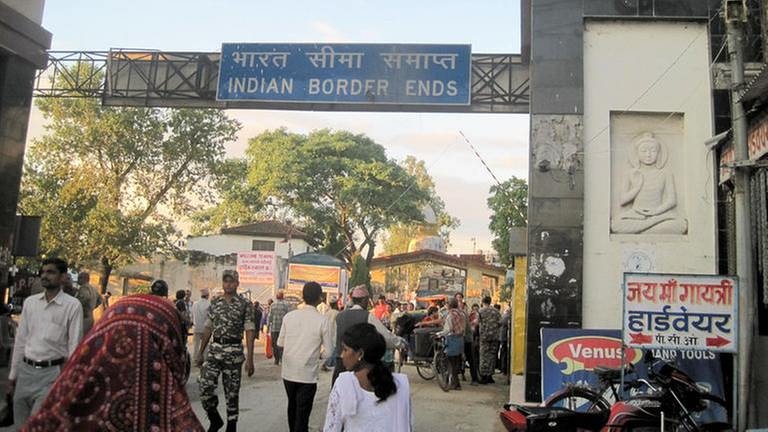 Grenze Indien-Nepal