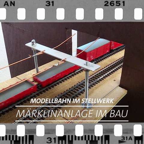 Modellbahn im Stellwerk: Märklinanlage im Bau