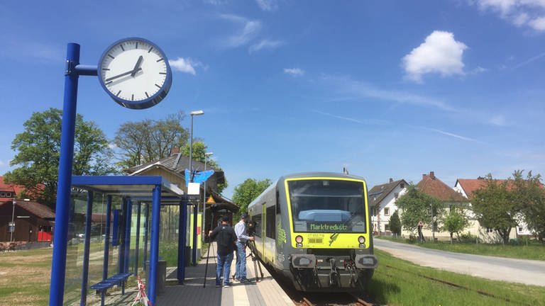 In Weidenberg ist die Endstation der letzten Stichbahn ins Fichtelgebirge.