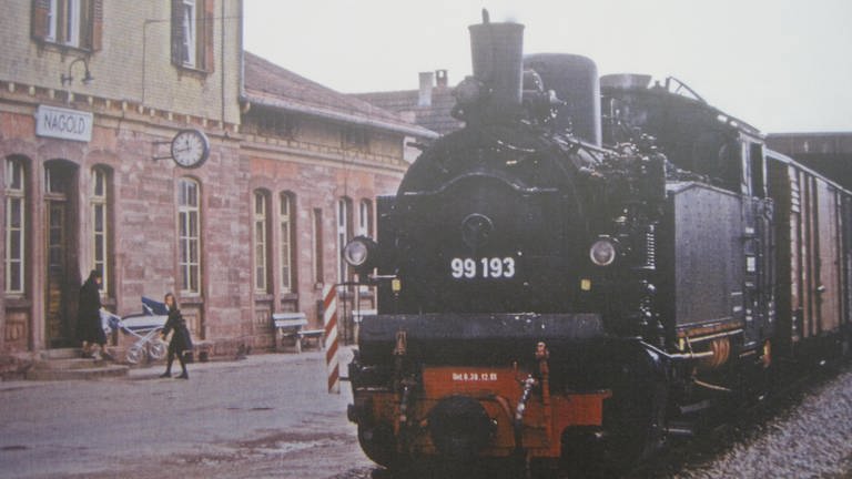 Die Schmalspurbahn von Altensteig endete im Bahnhof von Nagold