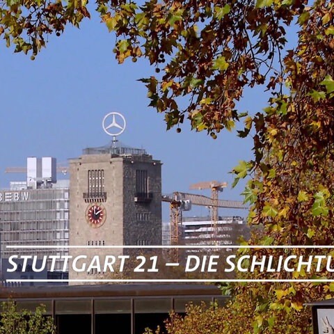 Stuttgart 21 - Die Schlichtung (Foto: SWR, Alexander Schweitzer)