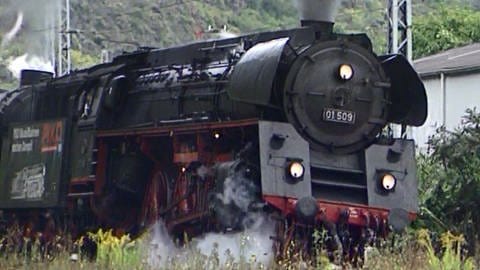 Die 01 509 der Ulmer Eisenbahnfreunde.