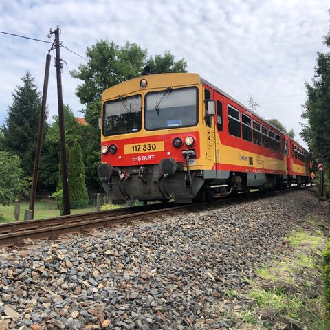 Im Regionalverkehr werden noch häufig Triebwagen der Firma Vagónka Studénka aus der ehem. Tschechoslowakei benutzt. (Foto: SWR, Alexander Schweitzer)