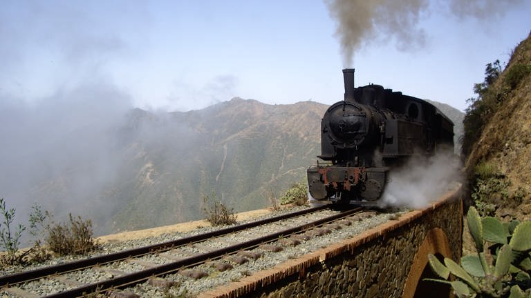 Impressionn der Bahn in Eritrea