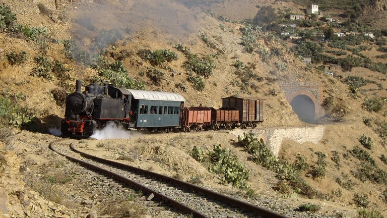 Impressionn der Bahn in Eritrea