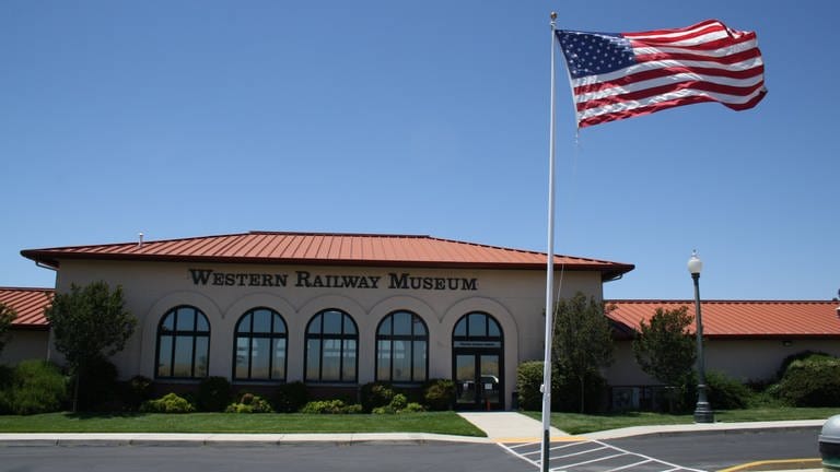 Eingangsgebäude des Western Railway Museum