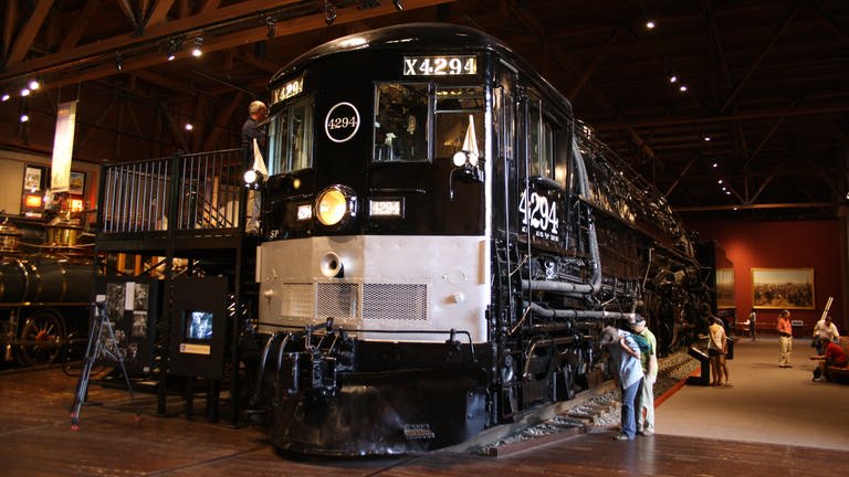 Southern Pacific Railroad Dampflok X 4294 von 1944 im California State Railroad Museum