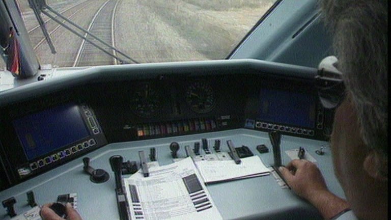 Deutsche ICE-Technik testweise auf amerikanischen Gleisen: letztendlich ohne Erfolg. den Zuschlag bekam eine kanadisch-französische Bahngesellschaft.