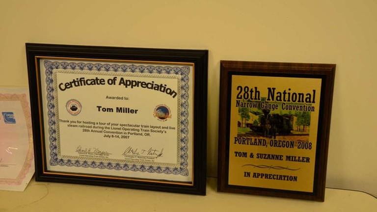 Viele Auszeichnungen hat Tom Miller für die Anlage im Maßstab F schon erhalten.