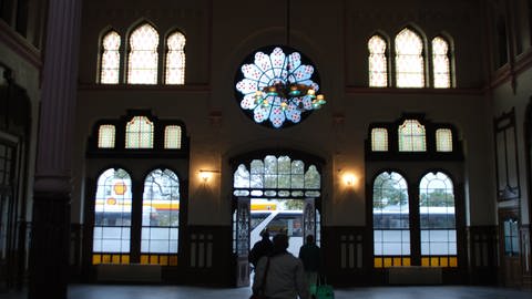 Eingangshalle des Orient Express Bahnhofes in Istanbul