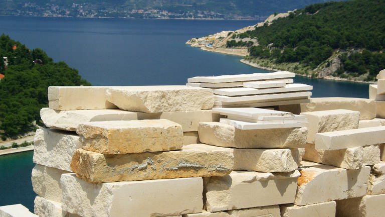 Marmor aus Kroatien Insel Brač