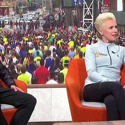 Marathonläufer Edyta und Andreas Boos