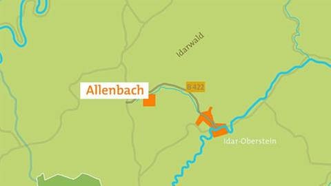 Karte Allenbach
