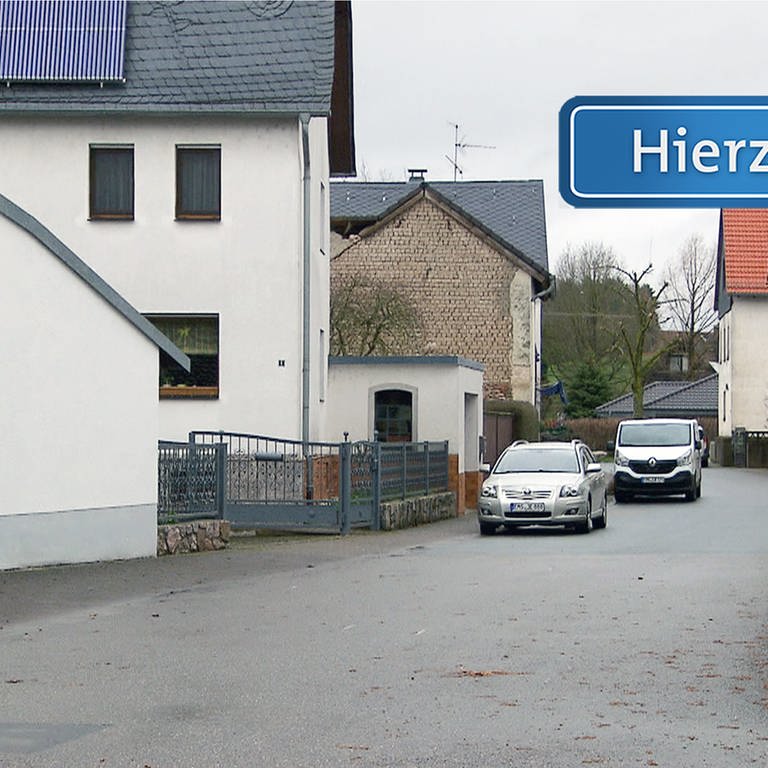 Die Unterdorfstraße in Netzbach