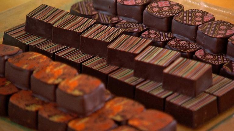 Delikatessen in der ehemaligen alten Schmiede: Schokolade