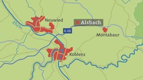 Alsbach Karte